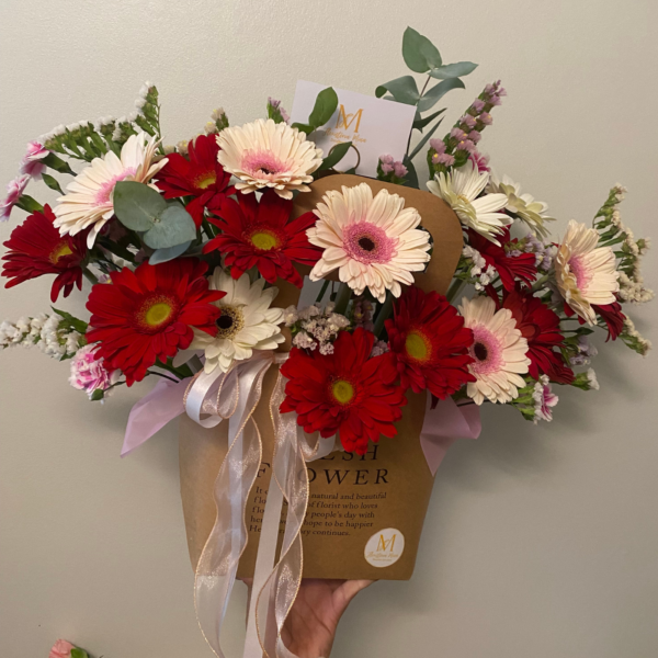 Bolsa de gerberas