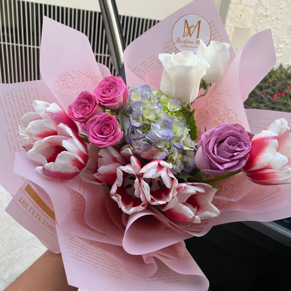 Ramo de tulipanes mix