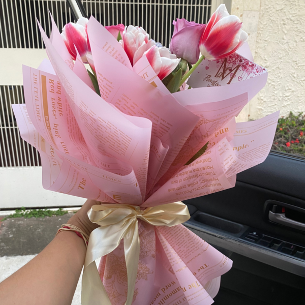 Ramo de tulipanes mix