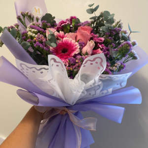 Ramo Rosas y Gerberas Rosa