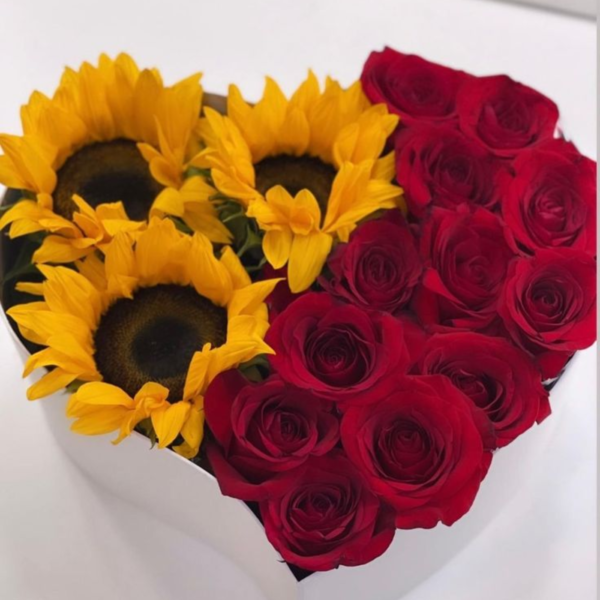 1 Caja Floral Amor & Luz