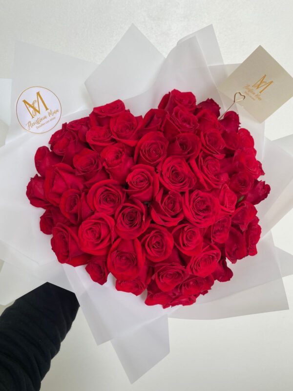 Ramo de 50 Rosas  san Valentín
