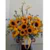 Girasoles y Orquídea para mamá