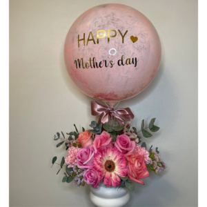 Caja Floral con Globo Sorpresa – Edición Día de las Madres