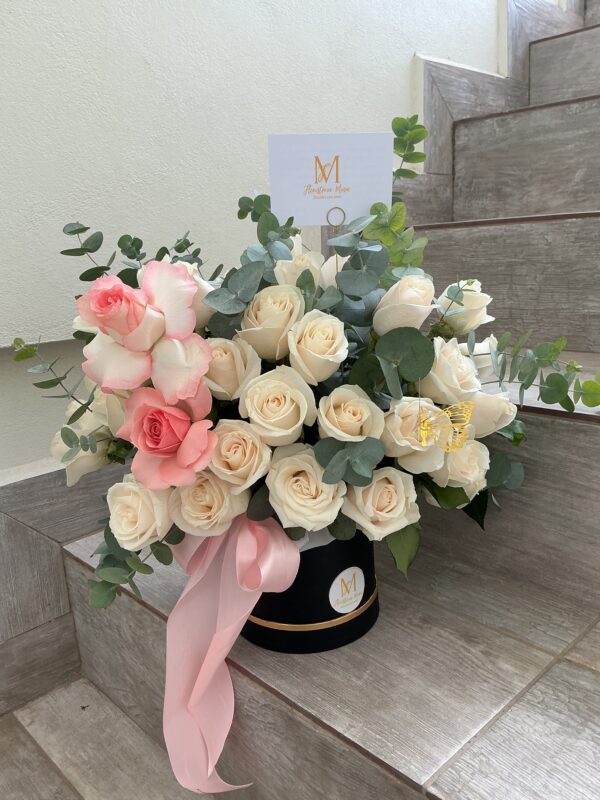 Caja de 50 rosas